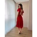 175100 ROT KLEID