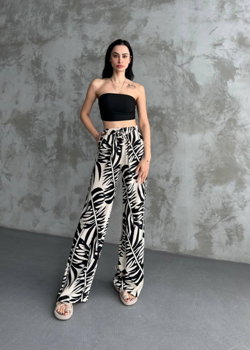 180941 PATTERNED TROUSERS VISCOSE FABRIC