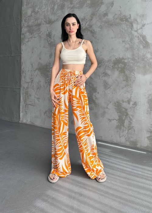 180944 PATTERNED TROUSERS VISCOSE FABRIC