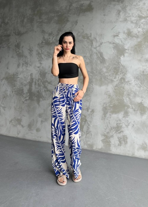 180945 PATTERNED TROUSERS VISCOSE FABRIC