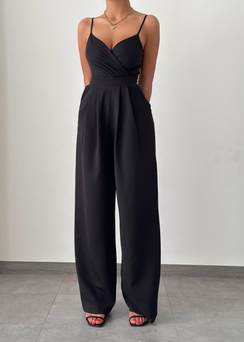 182720 BLACK OVERALLS