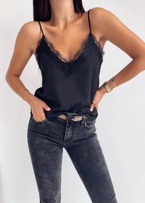 182778 BLACK BLOUSE