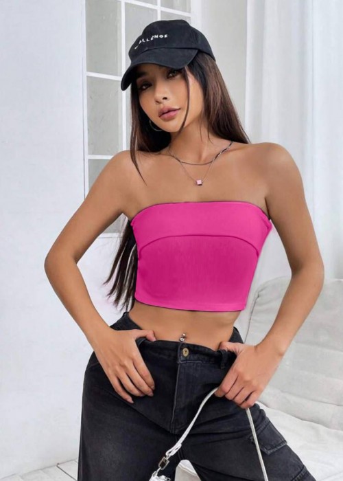 183195 PINK BLOUSE CROP