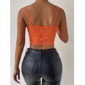 183738 ORANGE BLUZ DANTELLİ