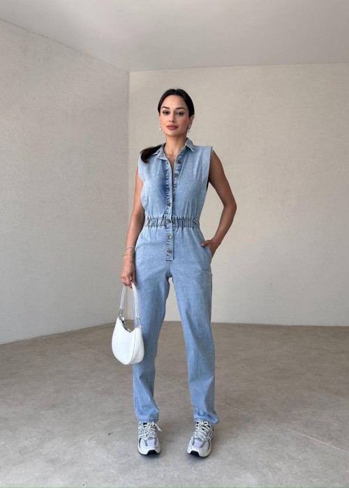 184410 BLUE OVERALLS Jeans