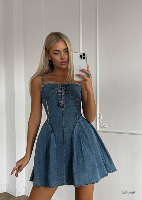 185636 BLUE DRESS Jeans