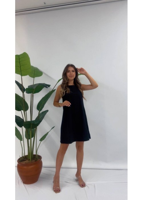 185834 BLACK DRESS