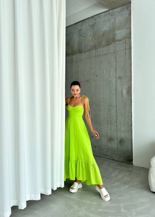 185894 NEON GREEN DRESS