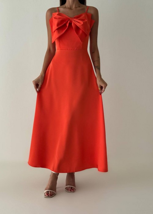 185957 ORANGE DRESS