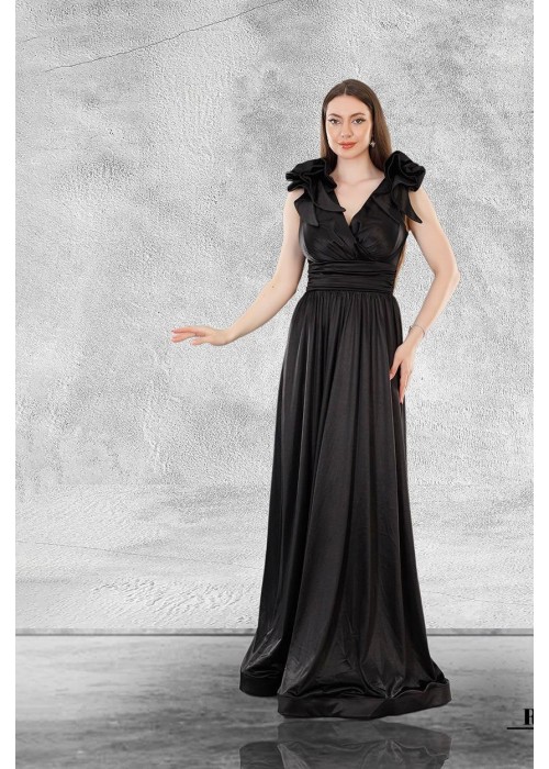 186027 BLACK COCKTAİL DRESS