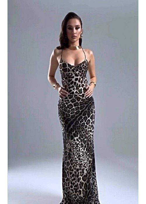 186265 LEOPARD DRESS LYCRA