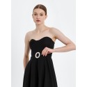 186458 BLACK COCKTAİL DRESS