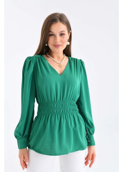 187221 GREEN BLOUSE