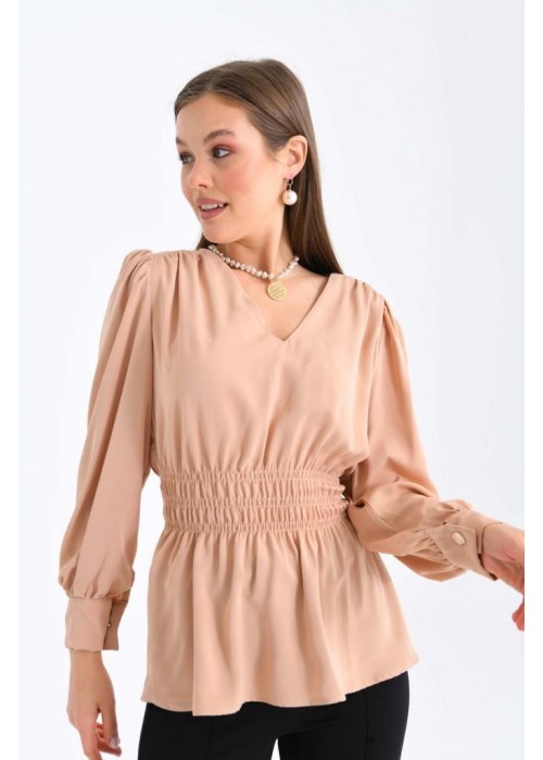 187222 CAMEL BLOUSE