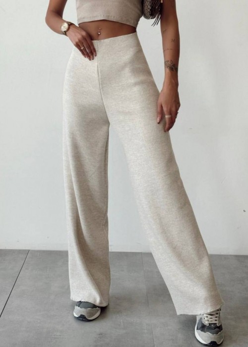 187316 WHITE TROUSERS KNITWEAR