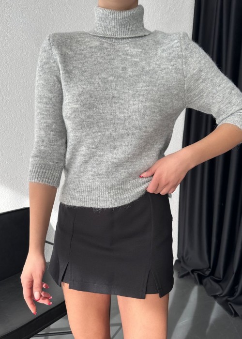 188266 GRAU SWEATSHIRT STRICKWAREN