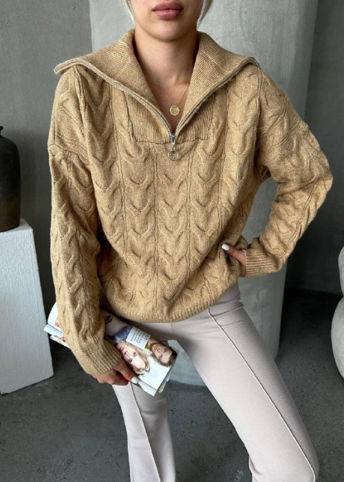 188279 BEIGE SWEATSHIRT STRICKWAREN