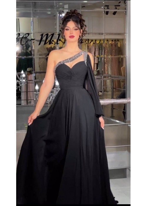 188488 BLACK COCKTAİL DRESS