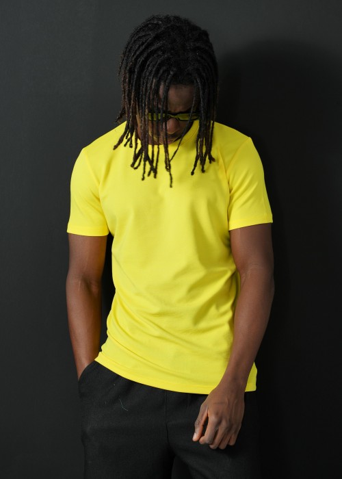 188699 YELLOW MEN T-SHIRT