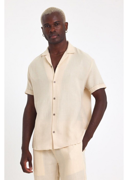 188863 BEIGE MEN SHIRT