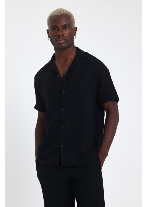 188865 BLACK MEN SHIRT