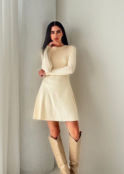 189149 CREAM DRESS KNITWEAR