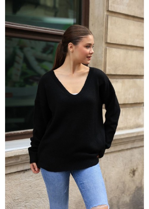 189250 SCHWARZ SWEATSHIRT STRICKWAREN