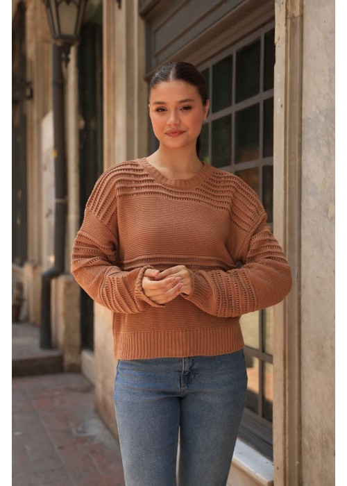 189254 KAFFEE SWEATSHIRT STRICKWAREN