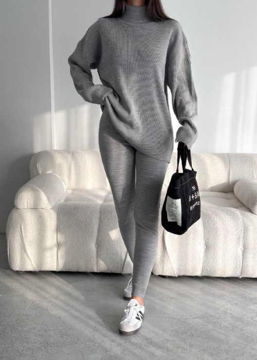 189423 GREY TEAM KNITWEAR