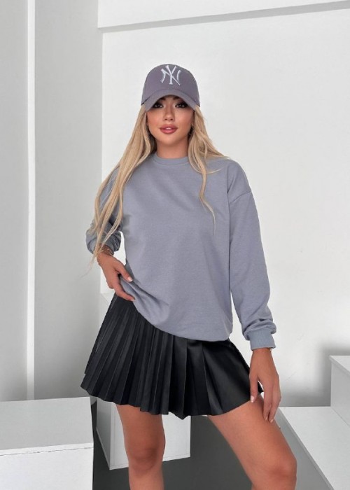 189525 GREY SWEAT 2 yarn fabrics