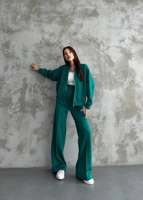 189538 GREEN TRACKSUIT SCUBA FABRIC