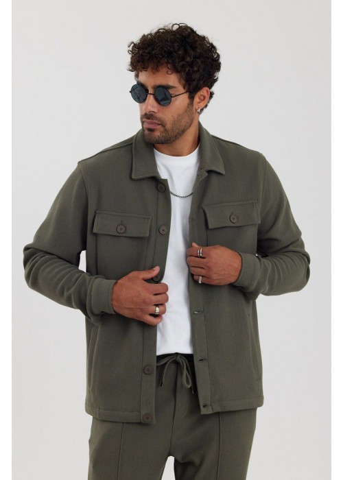 190039 KHAKI MEN'S JACKET