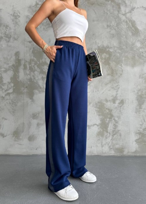 190299 NAVY BLUE TROUSERS Plazzo