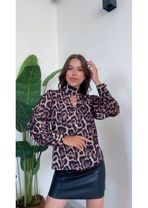 190455 LEOPARD BLOUSE