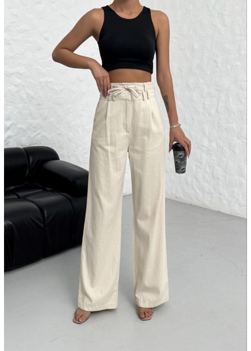 190544 WHITE TROUSERS Plazzo