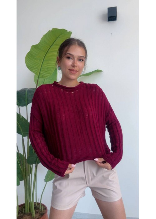 190747 BORDO SWEATSHIRT STRICKWAREN