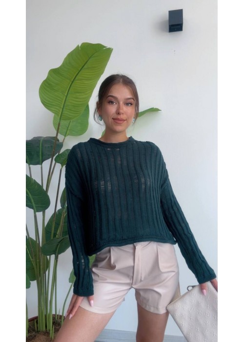 190754 GRÜN SWEATSHIRT STRICKWAREN