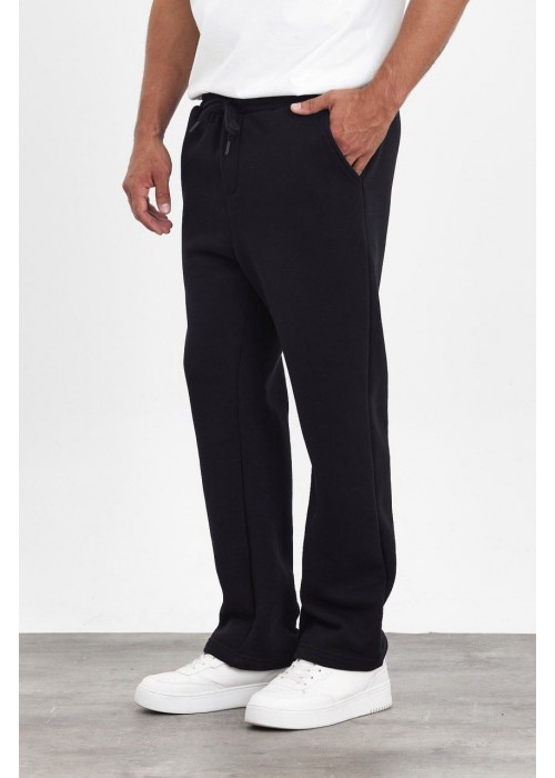 191114 BLACK MEN'S TROUSERS Three threads