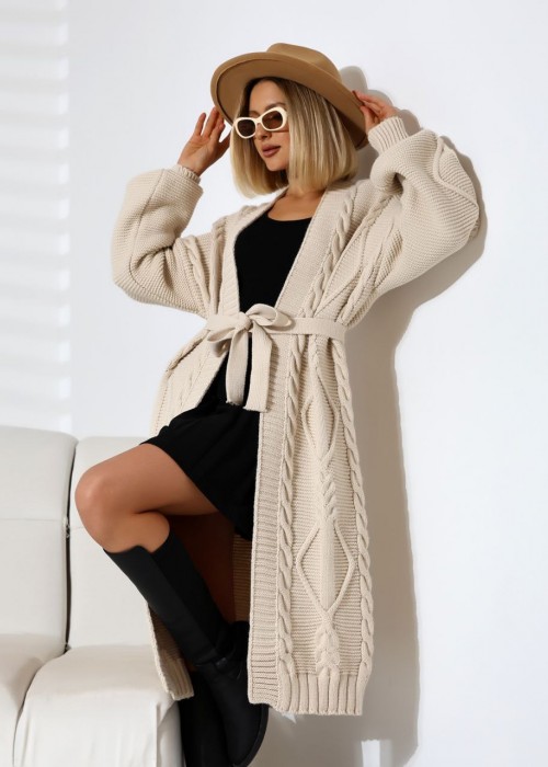 191300 BEIGE CARDIGAN KNITWEAR