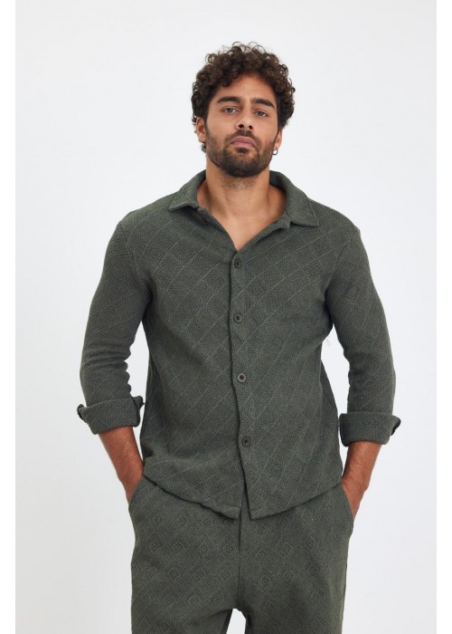 191371 KHAKI MEN SHIRT