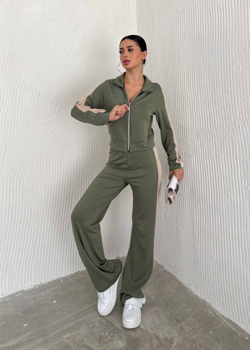 192208 KHAKI TRACKSUIT Oysho-Stoff.