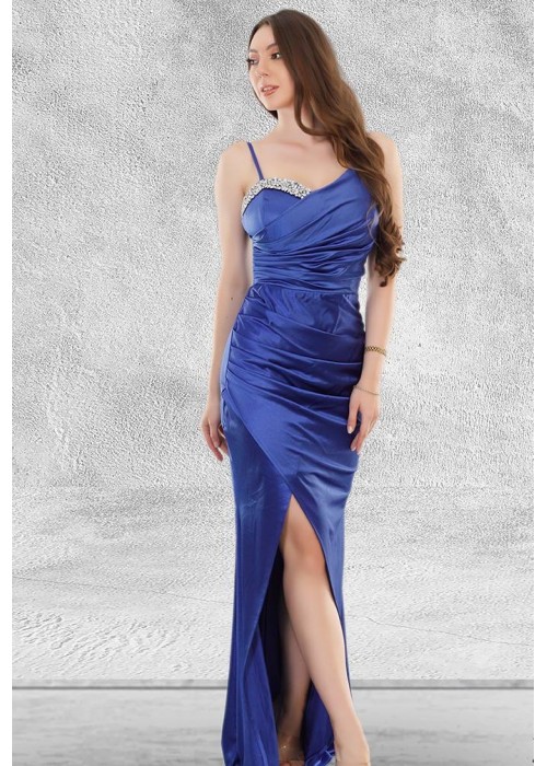 192350 SAKS COCKTAİL DRESS SATIN FABRIC