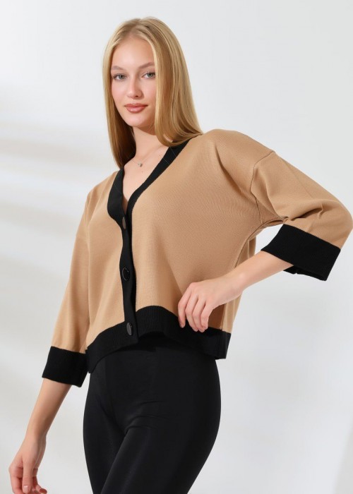 192772 BEIGE CARDIGAN KNITWEAR