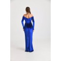 192878 SAKS COCKTAİL DRESS VELVET