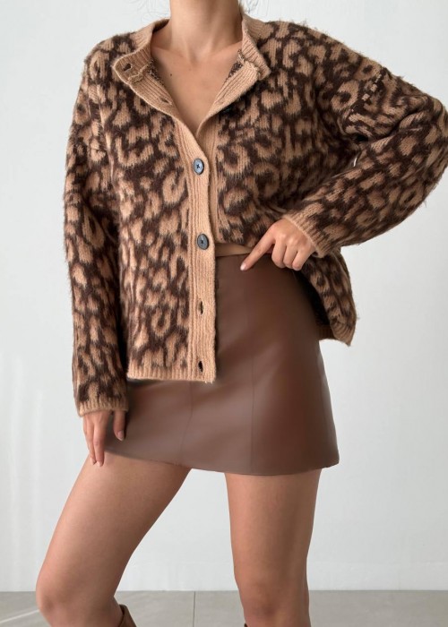 192972 LEOPARD CARDIGAN