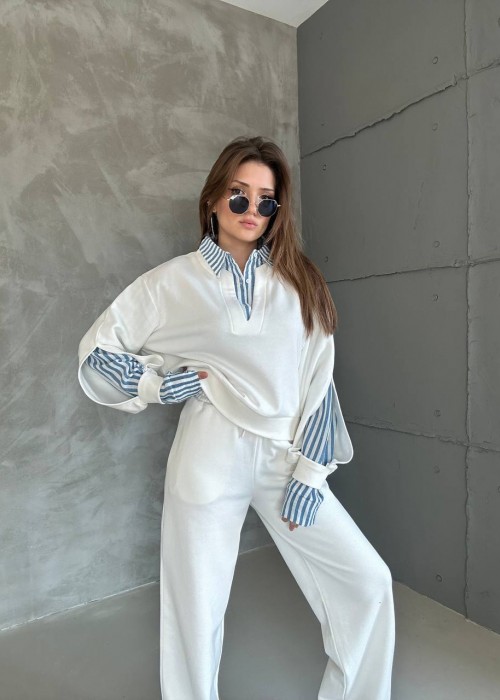 193490 WHITE TRACKSUIT 3 YARN