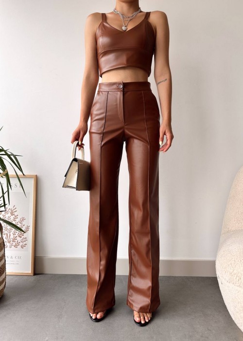 194368 COFFEE TROUSERS SKIN