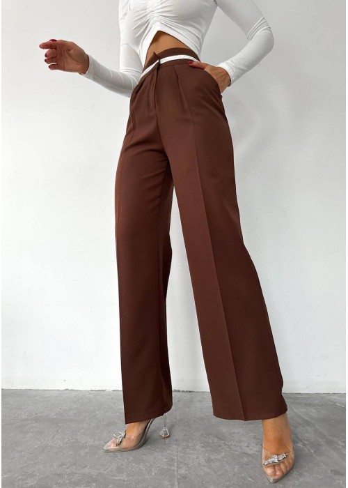 194550 COFFEE TROUSERS