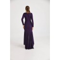 195104 PURPLE COCKTAİL DRESS