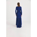 195105 BLUE COCKTAİL DRESS